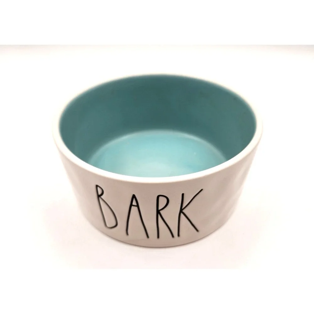 Rae Dunn Dog Bowl Ivory 